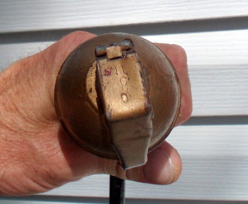 1969 ? VINTAGE ANTIQUE MUSCLE CAR AUTOMOBILE GEAR SHIFTER WITH UNIQUE KNOB - Picture 19 of 24