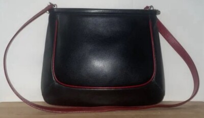 Vintage Lancel Leather Handbag Paris   Made in Italy - Rare Find
