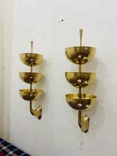 Rare of Pair Sconce Italian Stilnovo Style Mid Century Wall Fixture Lamp Light
