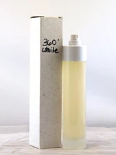 360 White Perry Ellis Eau De Parfum 3.4oz/100ml TESTER - Original - NEW