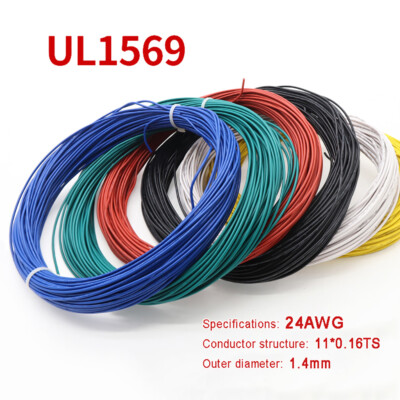 Einzeladerleitungen 24AWG (0.22mm²) Auto Einzelader Litze Kabel Fahrzeugleitung