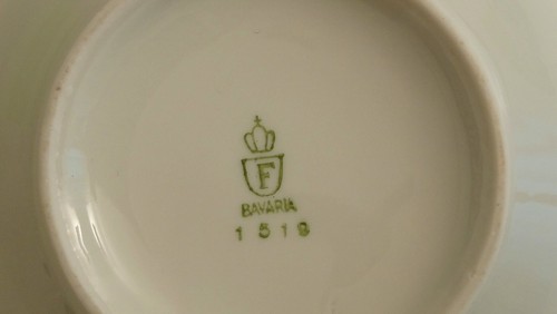 BAVARIA F - TEIERA ARTISTICA IN PORCELLANA - VINTAGE - Foto 8 di 12