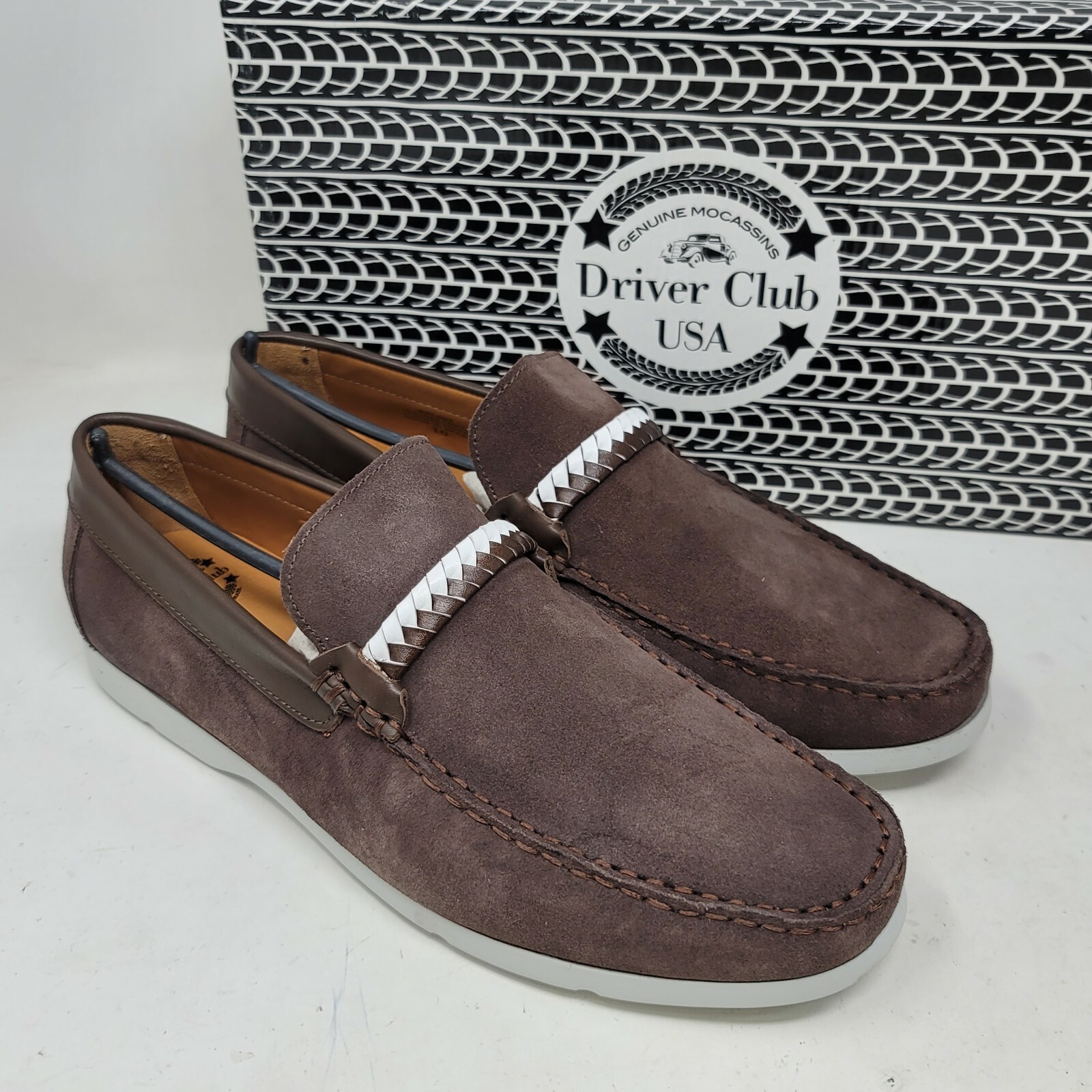 Marc Joseph New York Los Angeles Suede Moc Driver Brown at Nordstrom Rack - Mens Shoes - Sneakers - Mens Slip-On Shoes