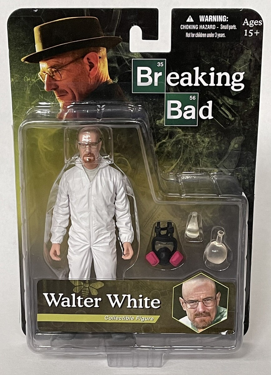 Breaking Bad Walter White Hazmat Suit Mezco Action Figure