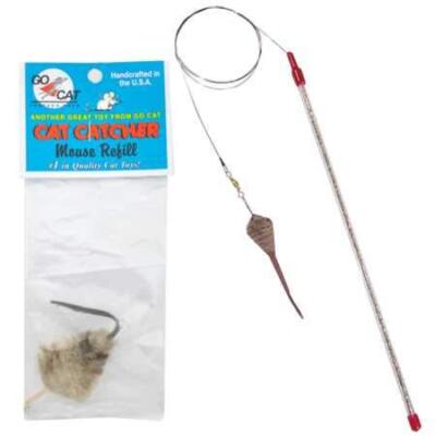Interactive Cat Teaser Toy with Mouse for Healthy Exercise and Play