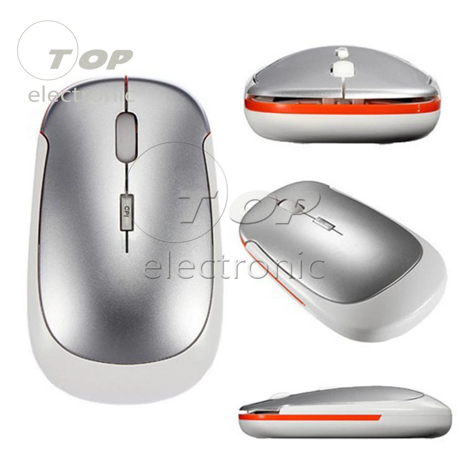 1600DPI Wireless Optical Laptop Mice Cordless Mouse w/ USB Receiver for Computer - Image 2 of 4