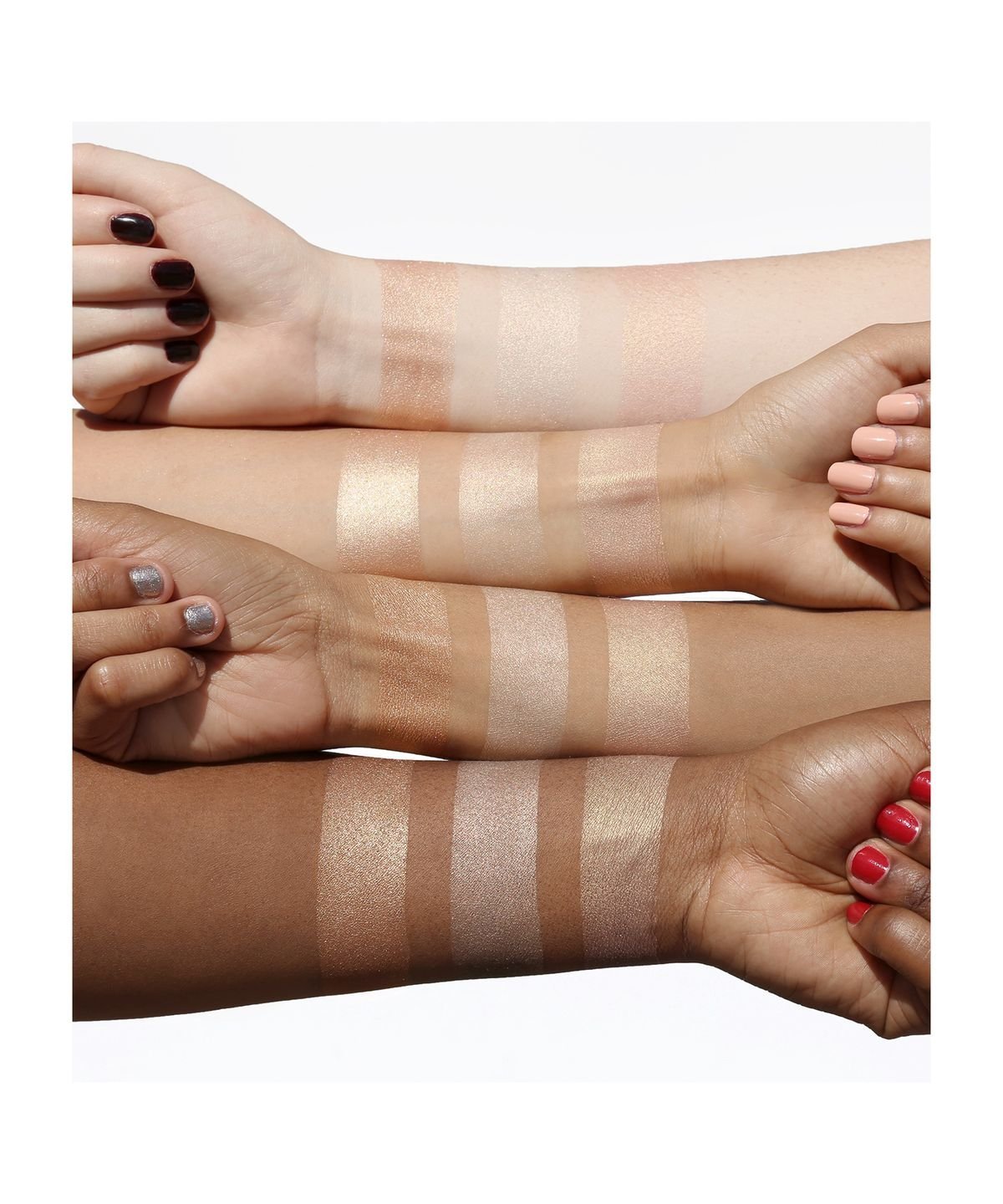 BNIB JOUER Cosmetics Powder Highlighter Trio Set 2 Skinny Dip, Ice