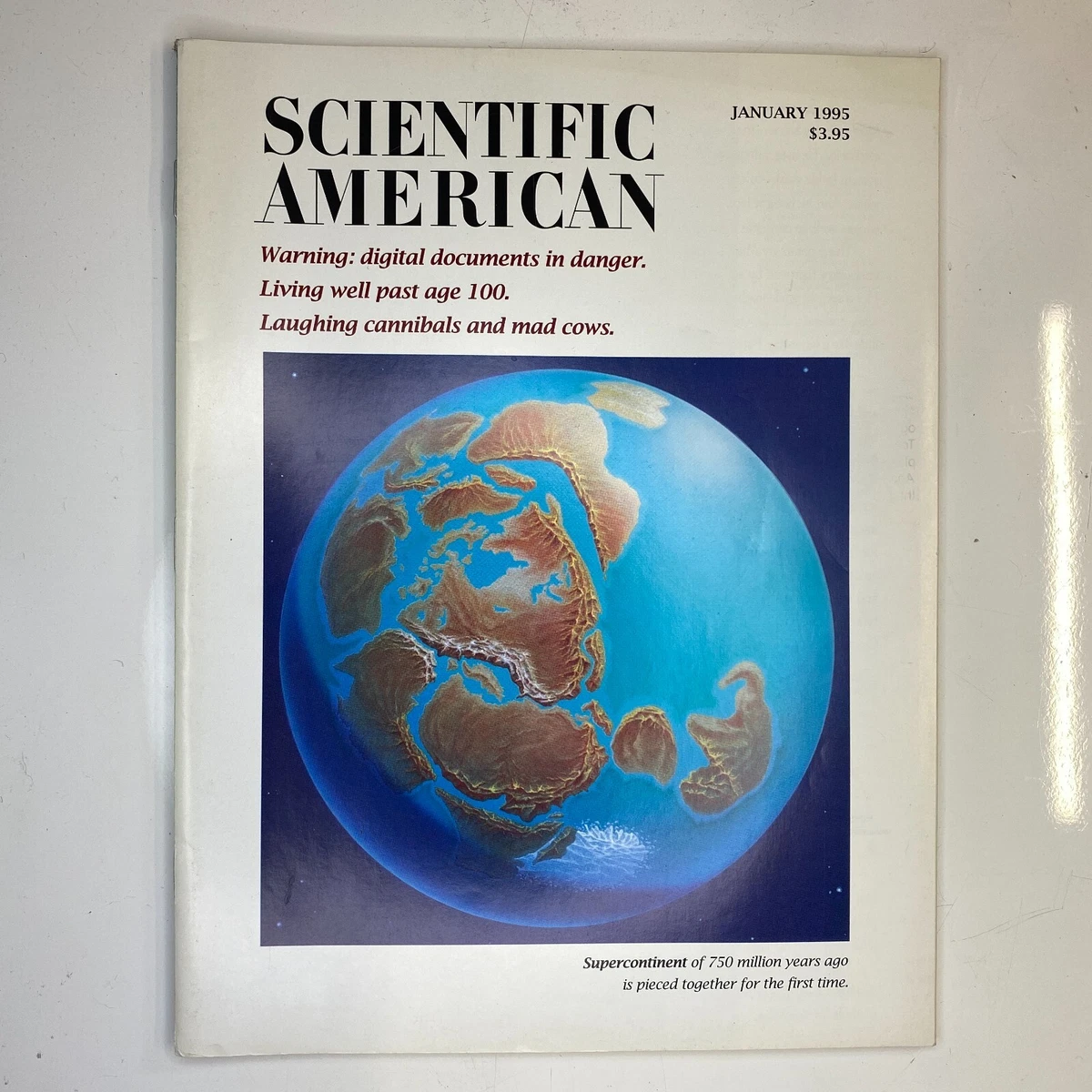 Scientific American 1995 January Prion Disease Earth Before Pangea