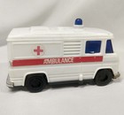Vintage Plastic Mercedes AMBULANCE 5" long unmarked probably Hong Kong nice cond