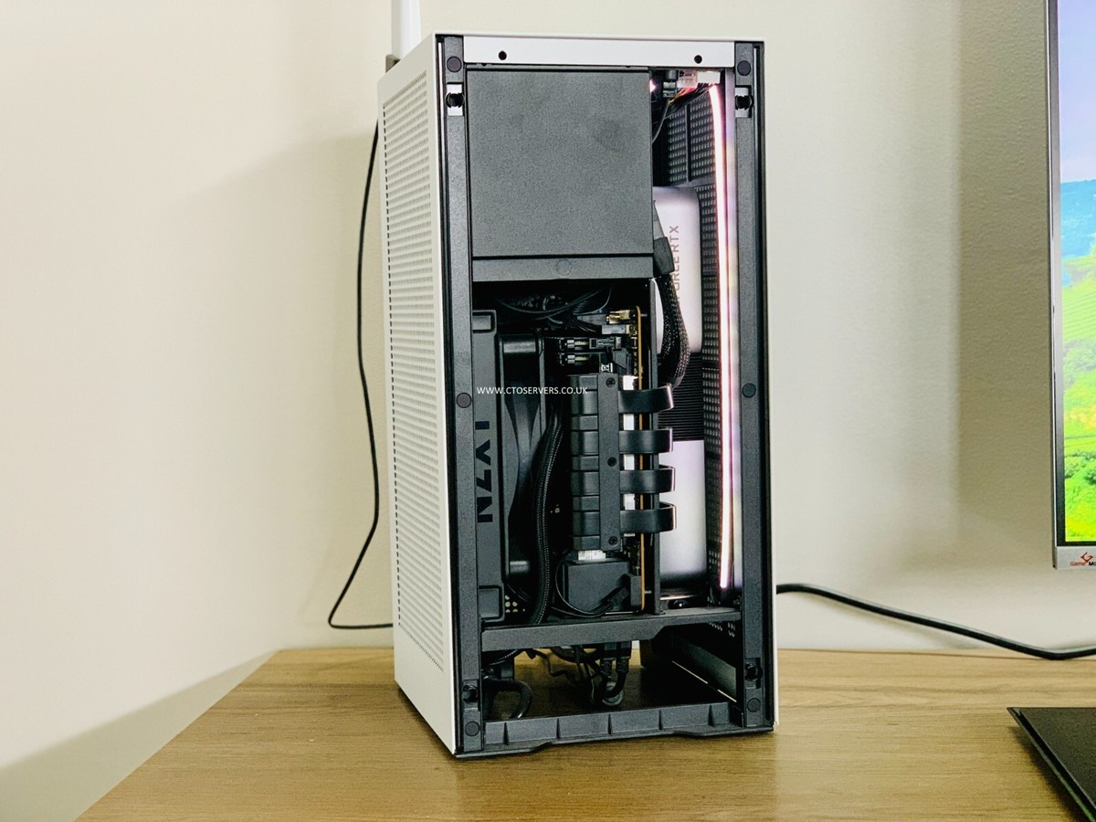 Mini ITX Workstation / PC , NZXT H1 , i5-11400f , 16GB DDR4 , RTX 