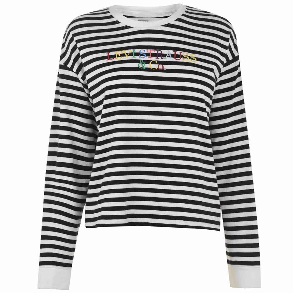 t shirt levis manche longue femme