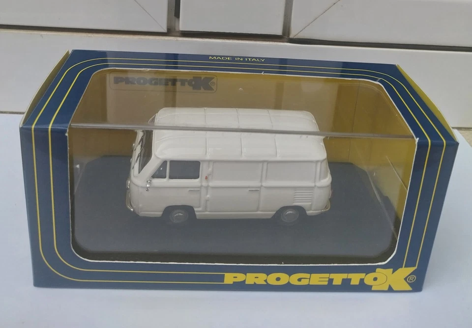 Fiat 600T Furgone white ProgettoK Automodelli MIB 1:43 500 600 850 900 124 1500 - Imagen 4 de 4