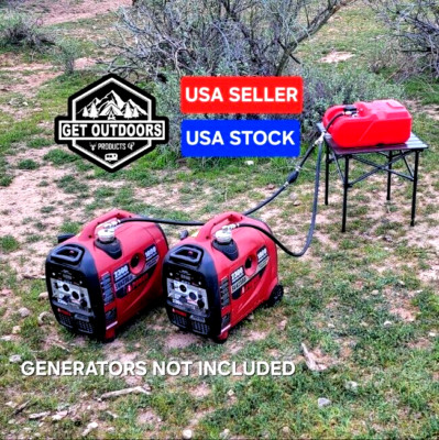 AIPOWER 2000i 2300i COMPLETE DOUBLE  EXTENDED RUN GENERATOR SYSTEM & 3 GAL TANK