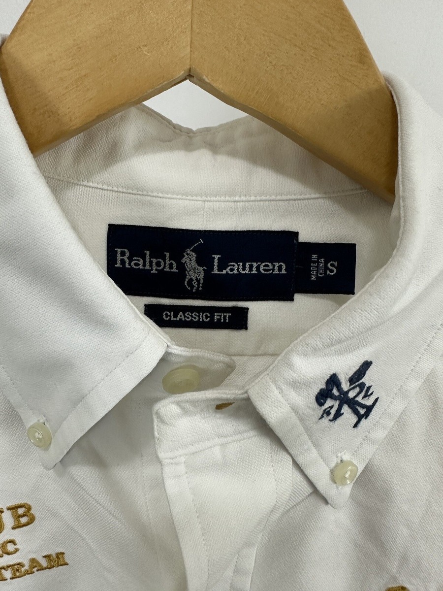 VTG Ralph Lauren RLPC Bleecker Big Double Pony Crest Button