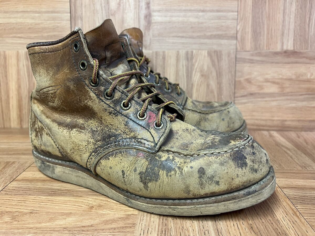 VTG🔥 Red Wing 875 Classic Moc Toe Boots Brown Leather Sz 8 VTG🔥 Red Wing 875 Classic Moc Toe Boots Brown Leather Sz 8
