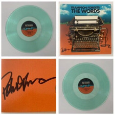 SIGNED PETER FRAMPTON *SEALED* RARE COLOR VARIANT VINYL 2x LP FORGETS THE WORDS