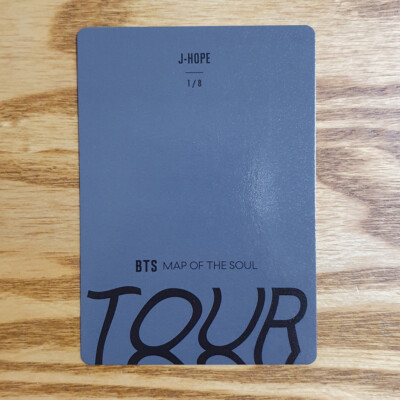 J Hope Official MD Photocard 1/8 BTS Map Of The Soul Tour : Seoul