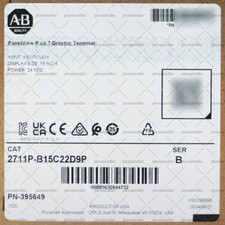 New Allen-Bradley 2711P-B15C22D9P PanelView Plus 7 Graphic Terminal