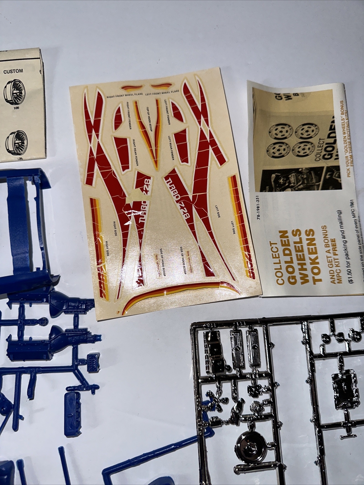 Turbo Z28 Chevrolet Camaro Model Kit Vintage MPC 1/25th Scale 0713 eBay