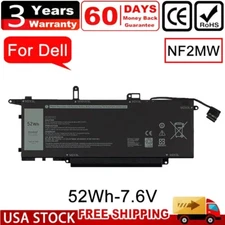 NF2MW Battery For Dell Latitude 7400 2-in-1 9410 0G8F6M 85XM8 CHWV6 G8F6M 52Wh