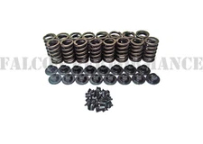 STAGE-2 Dual Valve Springs+Retainers+Locks Kit Chevy SB 327 350 up to .540 lift