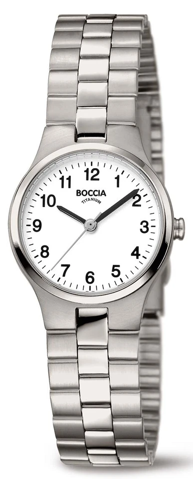 Boccia Titanium 3082-06 Damenuhr arabische Ziffern Ø25mm - Bild 1 von 1