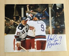 NEAL BROTEN HAND SIGNED 8x10 PHOTO USA OLYMPICS HOCKEY AUTOGRAPH MIRACLE COA