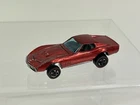 Original Vintage Hot Wheels Redline 1967 Spectraflame Red Custom Corvette HK