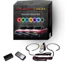 RGB Multi Color Bluetooth LED Halo kit for 1998-2000 Nissan Frontier Headlights
