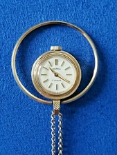 Soviet Watch Lady Woman CHAIKA Gold Plated Russia USSR 17 j RARE!