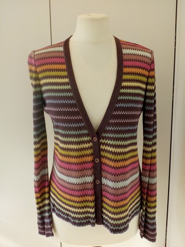 Cárdigan Missoni Micro Zigzag - etiqueta naranja