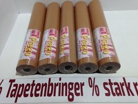 Vliestapete Rasch Prego 5X 469066 (5Rollen) Uni Struktur Braun Wohnzimmer Flur