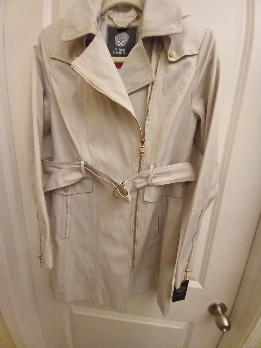 Vince camuto hotsell hooded trench coat