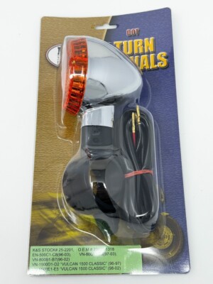 K&S Technologies - 25-2201 - DOT Approved Turn Signal, Amber | eBay