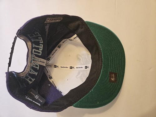Charlotte Hornets NBA New Era Clásicos Madera Dura Snapback Gorra Sombrero Ajustable - Imagen 8 de 8