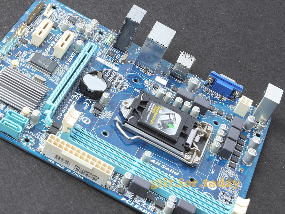 Original Gigabyte GAH61MDS2 Intel H61 Motherboard LGA 1155 DDR3 mATX