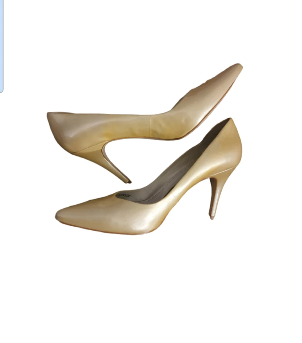 Gianni bini store gold heels