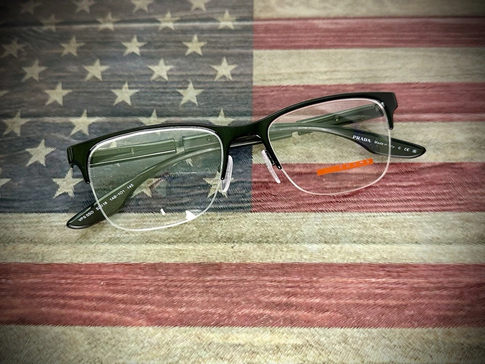 PRADA EYEGLASSES VPS 550 52-18-145 Frame Option To ADD RX - Image 3 of 4