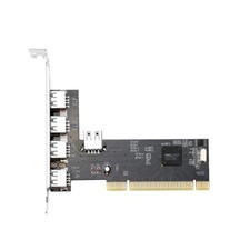 PCI To USB Expansion Card 4 1 USB2.0 98SE/Me/2000/XP 32-bit/XP/Win7/Win8