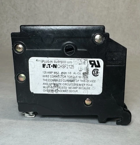 NEW Eaton CHSF2125 Plug-In Subfeed Lug, 125 Amp