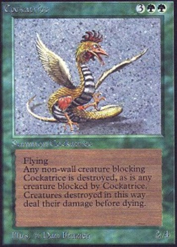 Cockatrice HP, English MTG Beta