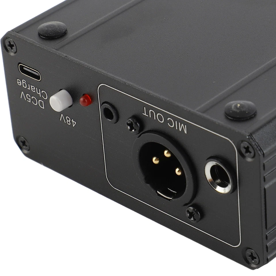 Mikrofonvorverstärker High Gain 48V Phantomspeisung XLR-Ausgang Mikrofonvor URS - Bild 3 von 4