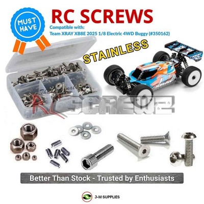 RCScrewZ Stainless Screw Kit xra173 for XRAY XB8E 2025 1/8th 4WD (#350162) | KIT