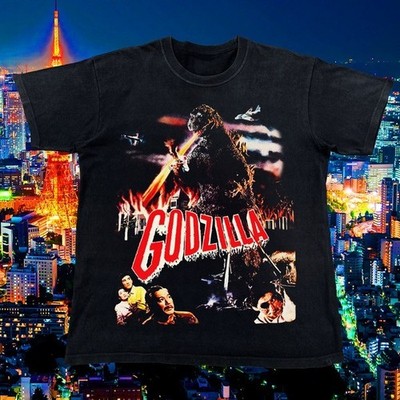 80S GODZILLA CLASSSIC PROMO RETRO GRAPHIC UNISEX T-SHIRT S-5XL