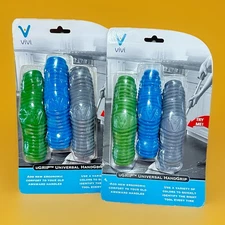 Vivi Ugrip Universal Rubber Comfort Hand Grip Handle For Mops & Brooms 2 Packs