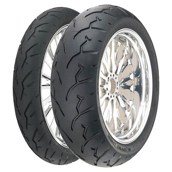 TYRE PAIR PIRELLI 130/60-19 NIGHT DRAGON + 180/70-16 NIGHT DRAGON DOT22