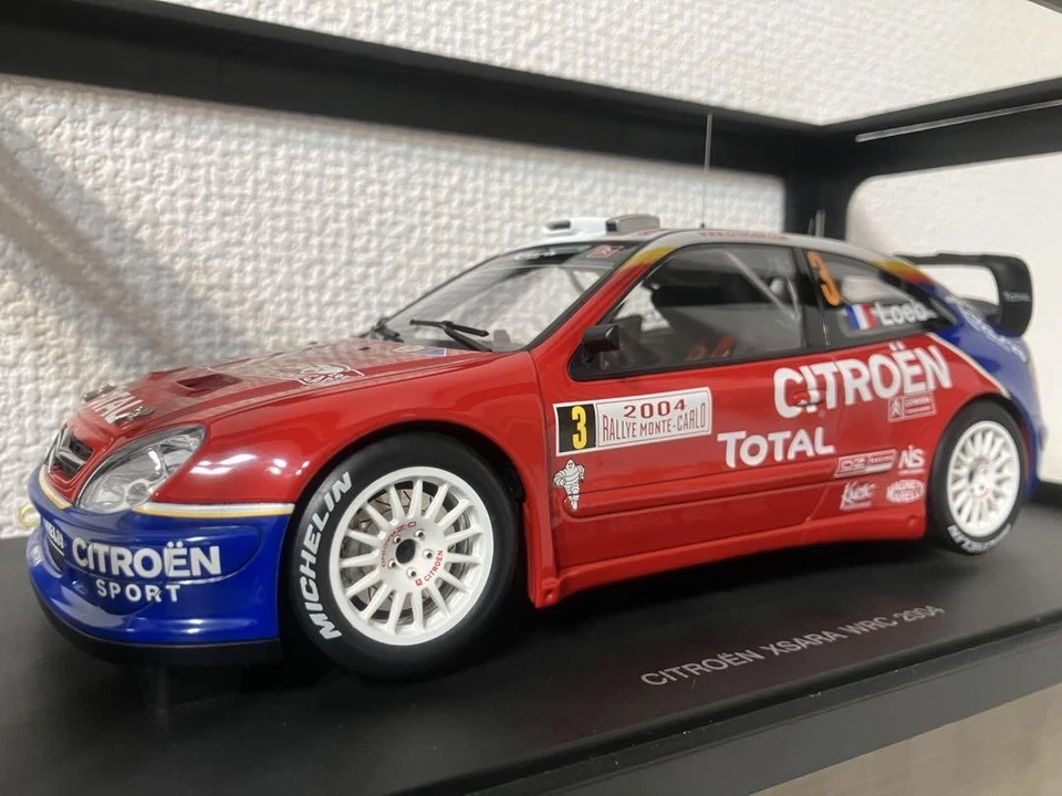 Autoart Citroen Xsara WRC 04 1/18 #3 S Loeb Elena Monte Carlo rally edition - Immagine 2 di 4