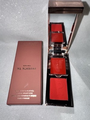 Patrick Ta Double-Take Cream & Pressed Powder Blush Duo Shade Red