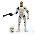 Star Wars 3.75" Vintage Collection VC15 Clone Trooper Unpainted Stripe Complete