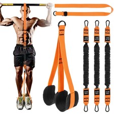 Pull Up Assistance Bands 75-225LBS Heavy-Duty Adjustable Resistance Band with...